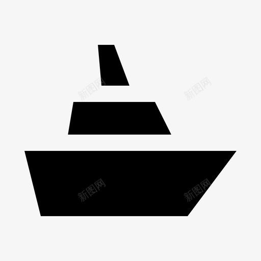 船邮轮港口svg_新图网 https://ixintu.com 港口 邮轮 旅行 标志 标志符 符号