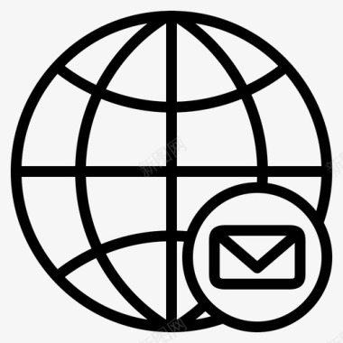 邮件网络连接电子邮件图标