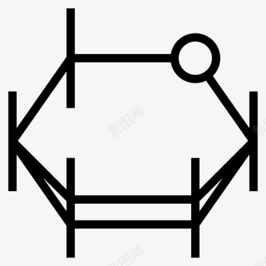 碳水化合物分子化学结构图标
