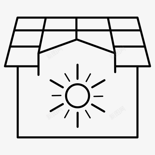 房地产生态住宅svg_新图网 https://ixintu.com 房地产 生态 住宅 面板 太阳能