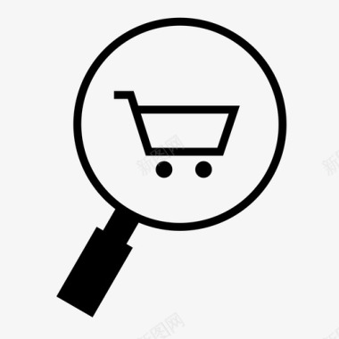 产品搜索商业数字营销图标