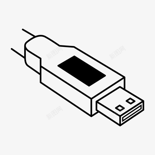 usba端口电缆连接svg_新图网 https://ixintu.com 端口 连接 电缆 插槽 插座 终端