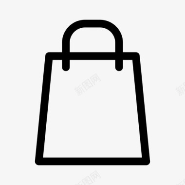 购物袋购买网页设计和用户界面图标