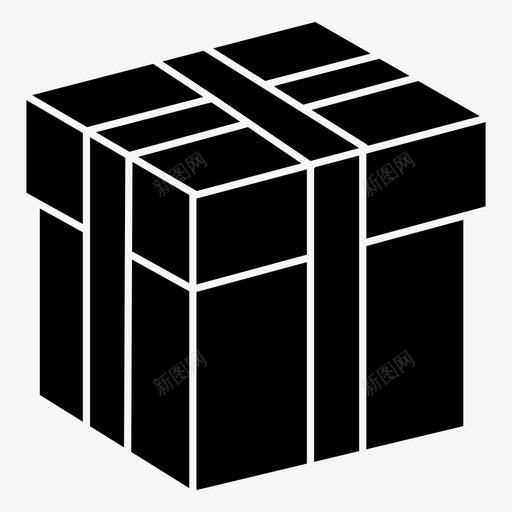 纸箱盒子快递svg_新图网 https://ixintu.com 快递 纸箱 盒子 包裹 礼物 灯节 图标