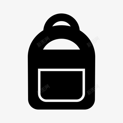 包背包徒步旅行svg_新图网 https://ixintu.com 背包 包背包 徒步旅行 行李 学生