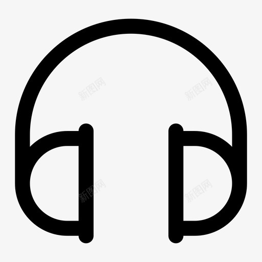 耳机音频媒体设备svg_新图网 https://ixintu.com 耳机 设备 音频 媒体 音响 字体