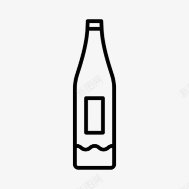 瓶子饮料果汁瓶图标