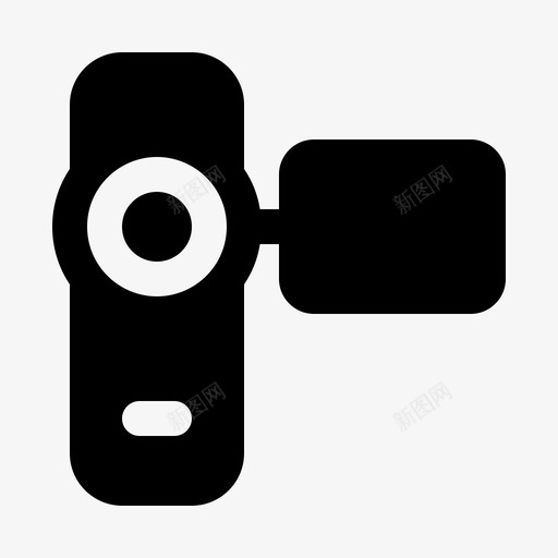 手持式摄像摄像录像机svg_新图网 https://ixintu.com 摄像 手持 录像机