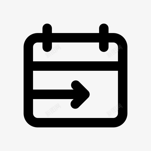 下一个日期日历时间表svg_新图网 https://ixintu.com 下一个 日期 日历 时间表