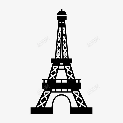 埃菲尔铁塔文化法国svg_新图网 https://ixintu.com 埃菲尔铁塔 文化 法国 地标 巴黎