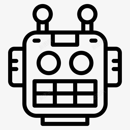 机器人电子小说svg_新图网 https://ixintu.com 机器人 电子 小说 头脑 科学 机器