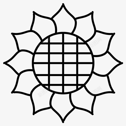 向日葵村svg_新图网 https://ixintu.com 向日葵