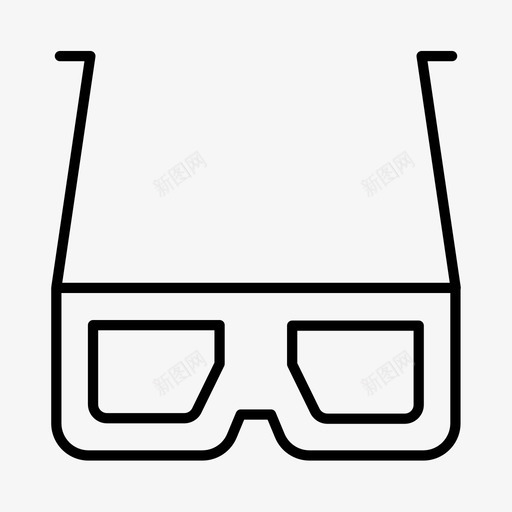 3d眼镜3d电影活动svg_新图网 https://ixintu.com 眼镜 电影 娱乐 活动