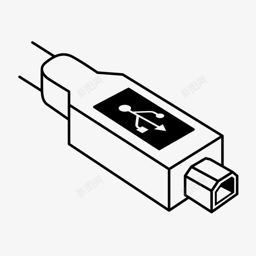 usbb端口电缆连接svg_新图网 https://ixintu.com 端口 连接 电缆 插槽 插座 终端