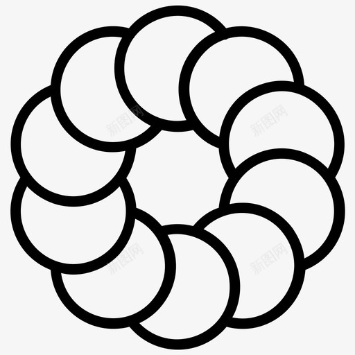 弹性编织带钩针图案钩针花svg_新图网 https://ixintu.com 织带 弹性 编织 钩针 图案 花编 鸡冠花 织物 图标