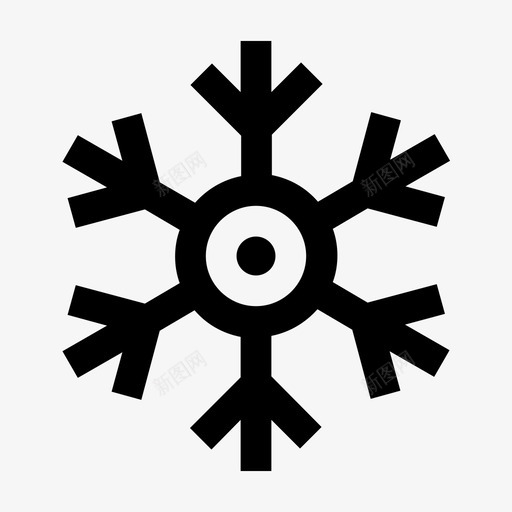 雪花圣诞节天气预报svg_新图网 https://ixintu.com 雪花 圣诞节 天气预报 冬天 填充 图标