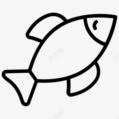 鱼海洋动物海洋生物图标
