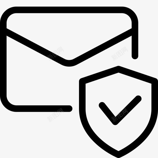 在线邮件安全电子邮件收件箱svg_新图网 https://ixintu.com 安全 在线 邮件 电子邮件 收件箱 屏蔽 勾号 指示灯 图标
