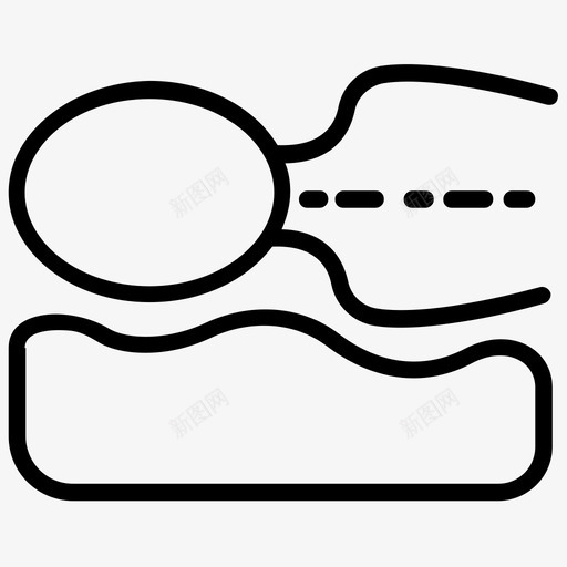 骨科骨医疗设备svg_新图网 https://ixintu.com 骨科 医疗设备 医疗用品 疼痛 线图 图标