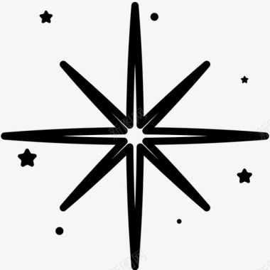 恒星天文学科幻图标