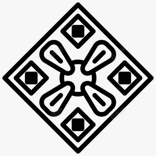 民族装饰阿兹特克图案文化图案svg_新图网 https://ixintu.com 部落 民族 装饰 图案 阿兹 特克 文化 标志 符号 线图 图标