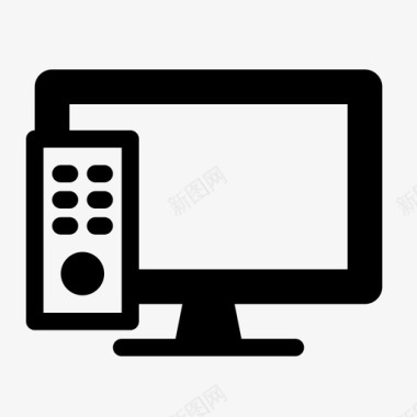 电视广播通信图标