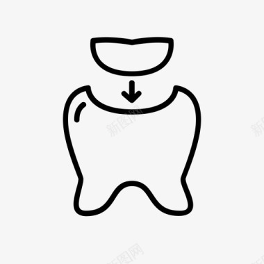 补牙牙科牙医图标