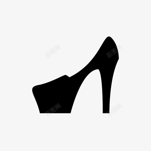 高跟鞋鞋女鞋svg_新图网 https://ixintu.com 高跟鞋 鞋鞋 女鞋