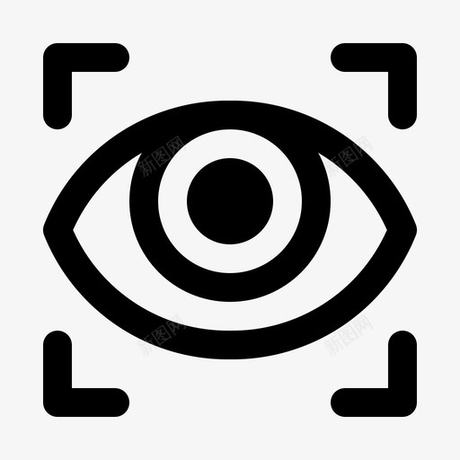 眼睛扫描显示查看svg_新图网 https://ixintu.com 眼睛 扫描 显示 查看