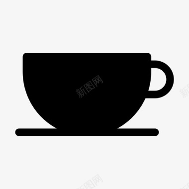 咖啡杯饮料杯子图标