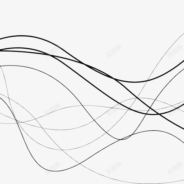 画笔粗细曲线漂浮效果图png免抠素材_新图网 https://ixintu.com 线 曲线 粗细 弧形 弧度 笔画 画出 效果图