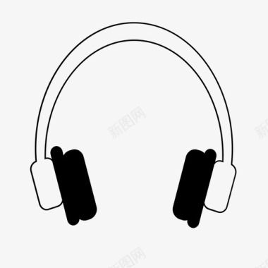 耳机电脑音乐图标