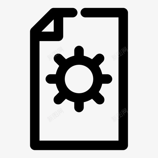 文件设置cog配置svg_新图网 https://ixintu.com 文件 设置 配置 首选项 工作 作表 混合 间隙 粗体