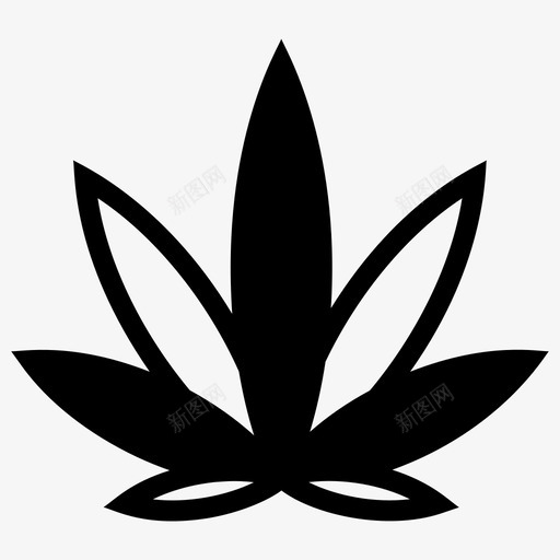 大麻叶大麻大麻和大麻叶字形图标svg_新图网 https://ixintu.com 大麻 叶大麻 叶字形 字形 图标