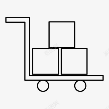 送货包购物车采购图标