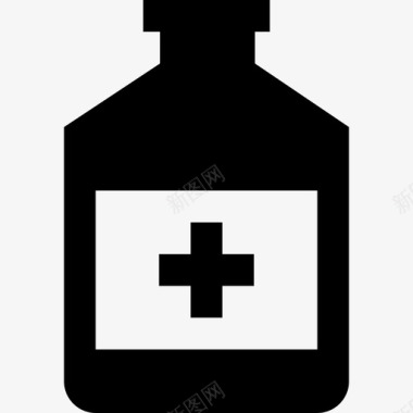 瓶子药物药房图标