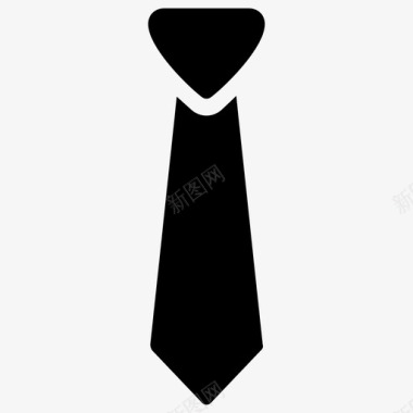 领带服装着装图标