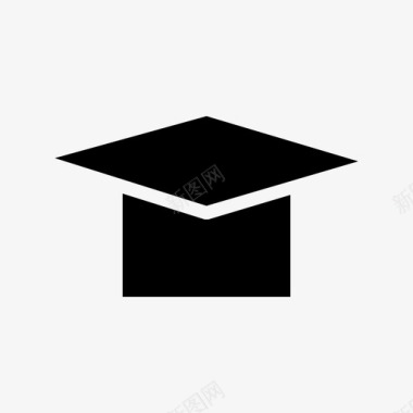 大学毕业帽子图标