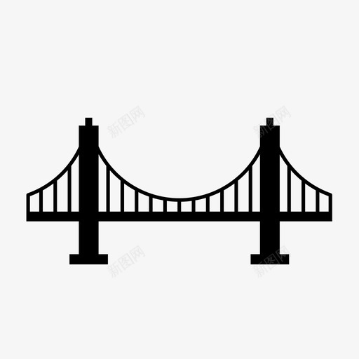 金门大桥加利福尼亚地标svg_新图网 https://ixintu.com 金门 大桥 加利 利福 尼亚 地标 旧金山 美国