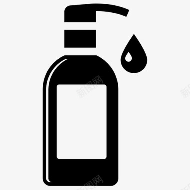 洗涤剂清洁剂液体肥皂图标