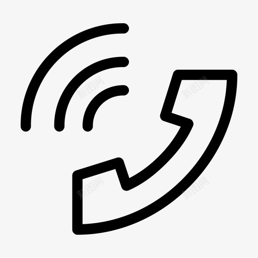 呼叫通信联系人svg_新图网 https://ixintu.com 电话 呼叫 通信 联系人 混合 介质
