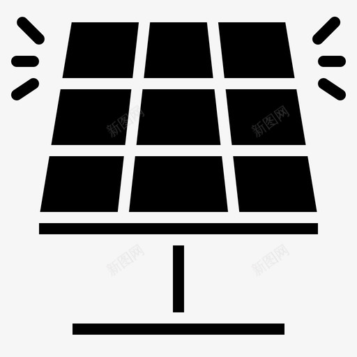 太阳能面板电力svg_新图网 https://ixintu.com 太阳能 面板 电力 生态 固体