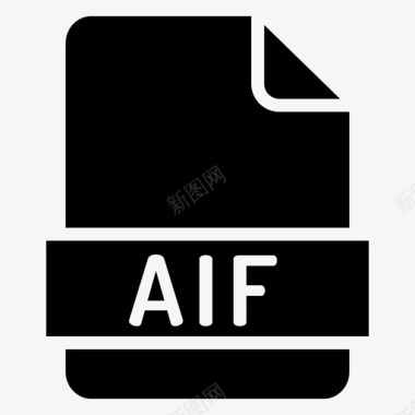 音频交换aif文件扩展名图标