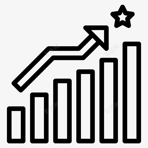 股票分析图表svg_新图网 https://ixintu.com 增长 股票 分析 分析图 图表 商业 成功