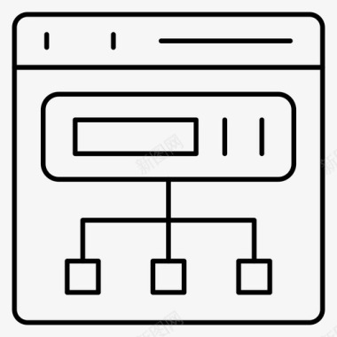 internet数据库服务器图标