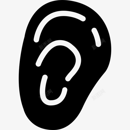 耳朵解剖学听觉svg_新图网 https://ixintu.com 耳朵 解剖学 听觉 器官 挖掘 实体 实体图 图标