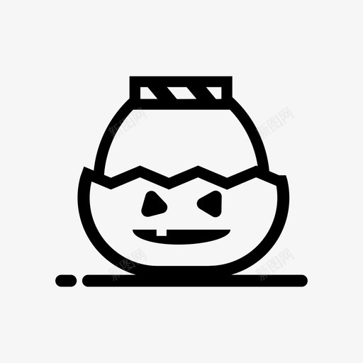 包南瓜万圣节南瓜svg_新图网 https://ixintu.com 南瓜 包南瓜 万圣节