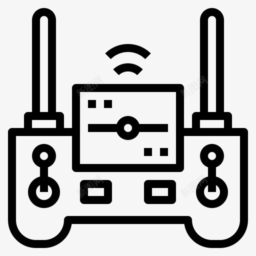 控制器遥控器视频游戏svg_新图网 https://ixintu.com 遥控器 控制器 视频 游戏 无人机 元件