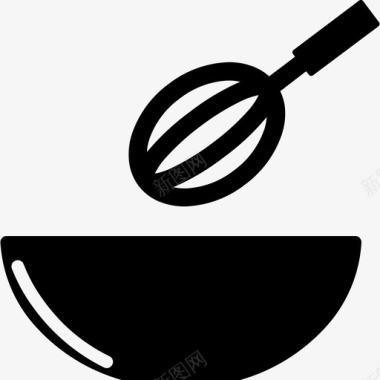 搅拌碗厨师图标
