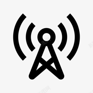 wifi网络塔台图标